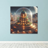 Plant Jewel Box Fantasy Art Canvas Afdruk (Insitu (Houten vloer))