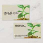 Plant jonge bomen visitekaartje (Voorkant / Achterkant)