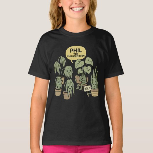 Plant Killer Support Group – Funny Houseplant T-shirt (Voorkant)