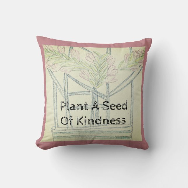 Plant Kindness Kussen (Voorkant)