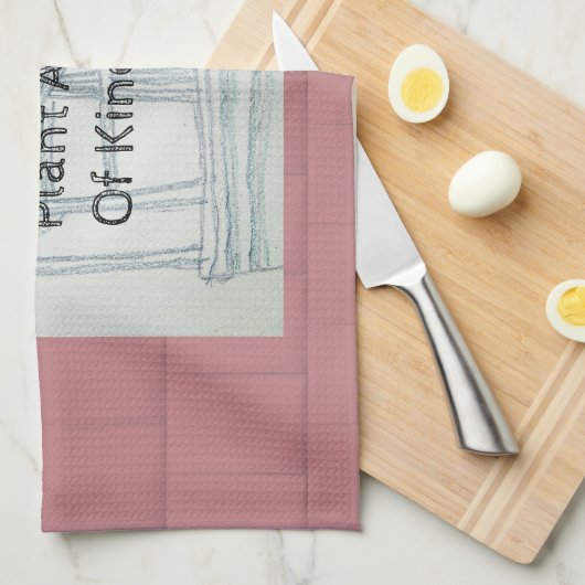 Plant Kindness Theedoek (Quarter Fold)