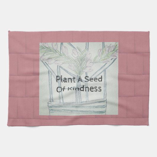 Plant Kindness Theedoek (Horizontaal)