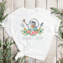 Plant Lady Boho Waterverf Gardener Humor Chic