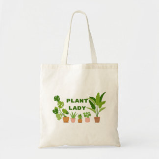 Plant Lady Canvas tas | Cute Gardening Plant Gifts