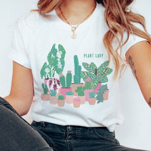 Plant Lady Huisplanten t-shirt