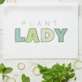 Plant Lady Kitchen Towel Theedoek (Gevouwen)