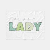 Plant Lady Soft Blanket Fleece Deken (Voorkant (Horizontaal))