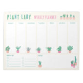 Plant Lady Weekplanner Notitieblok (Voorkant)
