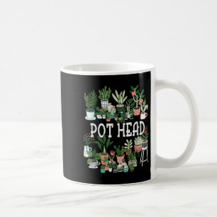 Plant liefhebber en tuinman_ Pot Head succulent Sh Koffiemok