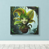 Plant Liefhebbers Muurkunst Canvas Afdruk (Insitu (Houten vloer))