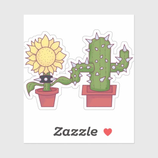 Plant liefhebbers sticker (Vel)