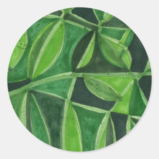 Plant liefhebbers verenigen ronde sticker (Voorkant)