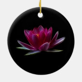 Plant Lotus Flower Water Keramisch Ornament (Achterkant)