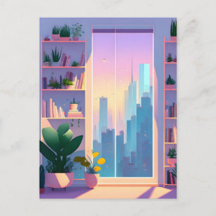 Plant Lover Appartement, Postcrossing Briefkaart