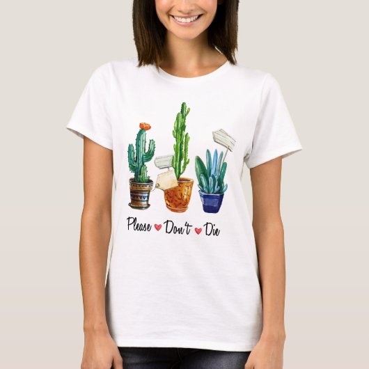 Plant Lover Boho Gift T-shirt (Voorkant)