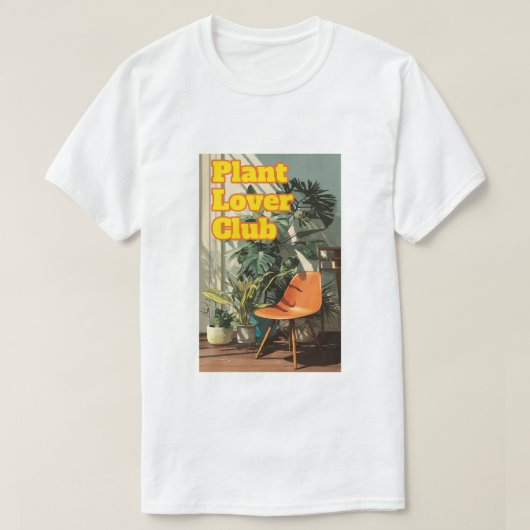 Plant Lover Club T-Shirt (Design devant)