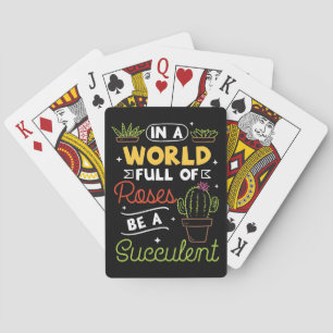 Plant Lover is een succes Pokerkaarten