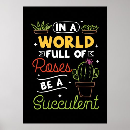 Plant Lover is een succes Poster (Voorkant)