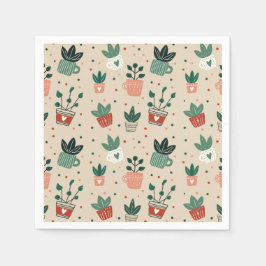 Plant Lover Paper Napkins Servet