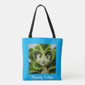 Plant Lovers Canvas tas (Achterkant)