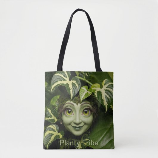 Plant Lovers Canvas tas (Voorkant)