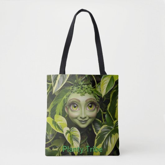 Plant Lovers Canvas tas (Voorkant)