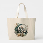 Plant Magick Grote Tote Bag (Achterkant)