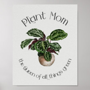 Plant Mam - De koningin der Dingen Groen Poster