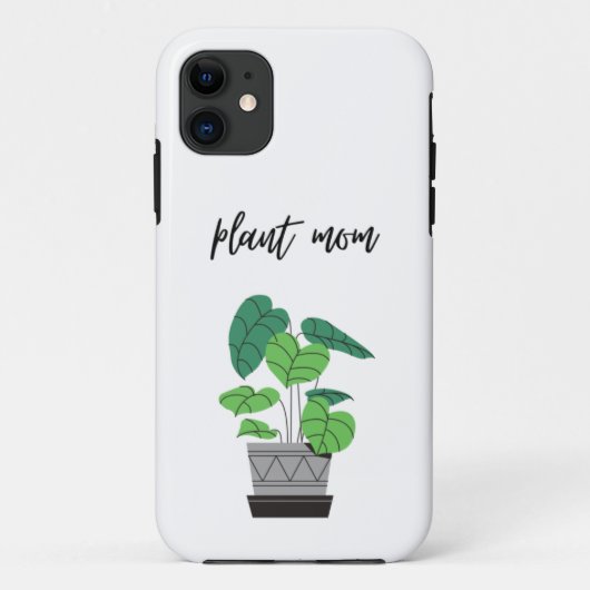 Plant mam iPhone Case (Achterkant)
