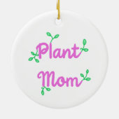 Plant Mam Kerstversiering Keramisch Ornament (Achterkant)