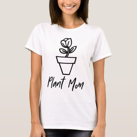 Plant mam T-shirt (Voorkant)