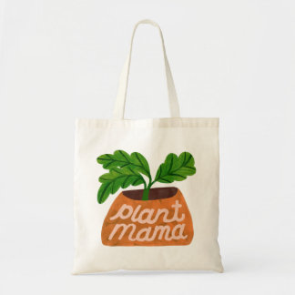 Plant Mama - Geïllustreerd Potted Plant Gift Tas