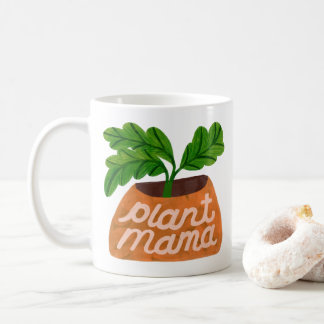 Plant Mama - Geïllustreerd Potted Plant Mok Gift