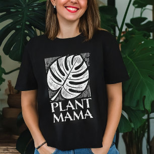 Plant Mama Monstera Leaf Natuur Lover T-shirt