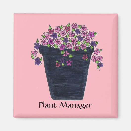 Plant Manager magnet Magneet (Voorkant)