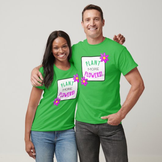 Plant Meer bloemen T-shirt (Unisex)