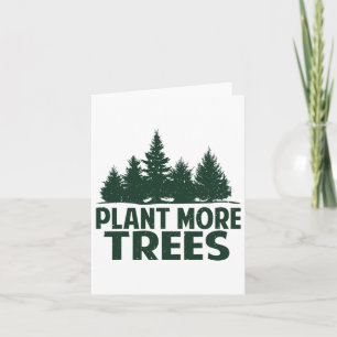 Plant Meer Bomen Aarddag Gelukkige Boomfeestdag Pl Kaart