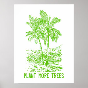 Plant Meer bomen Aarde vriendelijk Poster