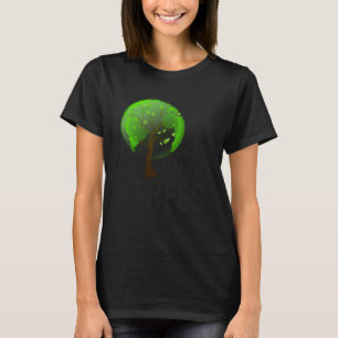 Plant Meer bomen besparen onze klimaatverandering T-shirt