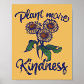 Plant meer KINDNESS-leseraar Poster (Voorkant)