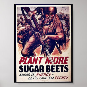 Plant Meer suikerbieten Poster