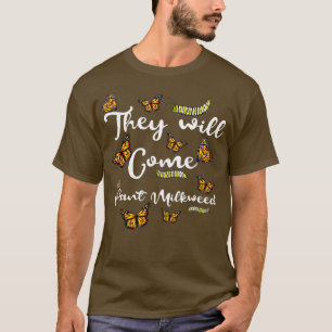 Plant Milkweed Monarch Butterfly Lover Moeder T-shirt