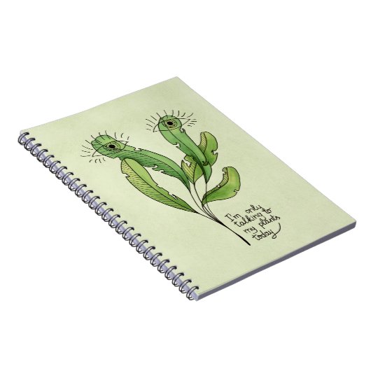 Plant minnaar pun grappige introverte tuinman notitieboek (Rechterzijde)