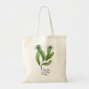 Plant minnaar pun grappige introverte tuinman tote bag