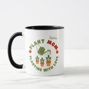 Plant Moeder Planten Met Liefde Gepersonaliseerd Mok