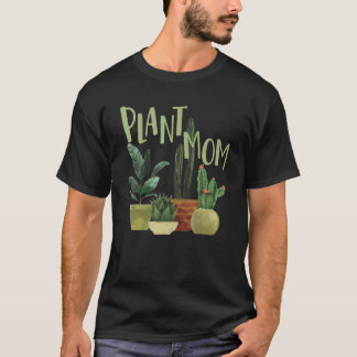 Plant Moeder Planten Moeder Cactus Succulent T-shirt