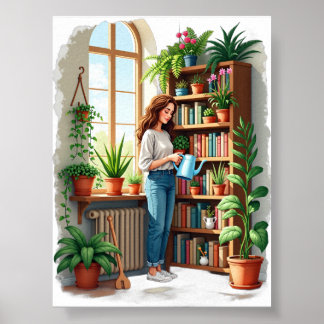Plant Moeder Tuinboek Hoek - Binnen Tuinieren L Poster