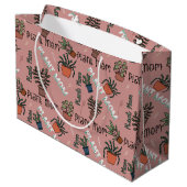 Plant Mom Gift Bag Groot Cadeauzakje (Achterkant Gekanteld)