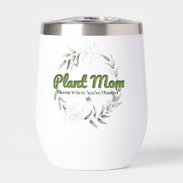 Plant Mom Minimal Botanical Tumbler