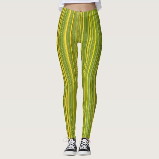 PLANT MOSTERDPATROON LEGGINGS (Voorkant)